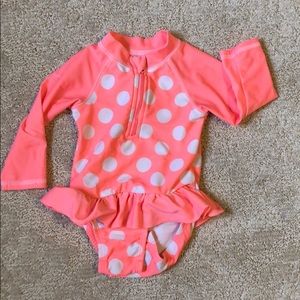 Super adorable 6-9 month swim rash guard